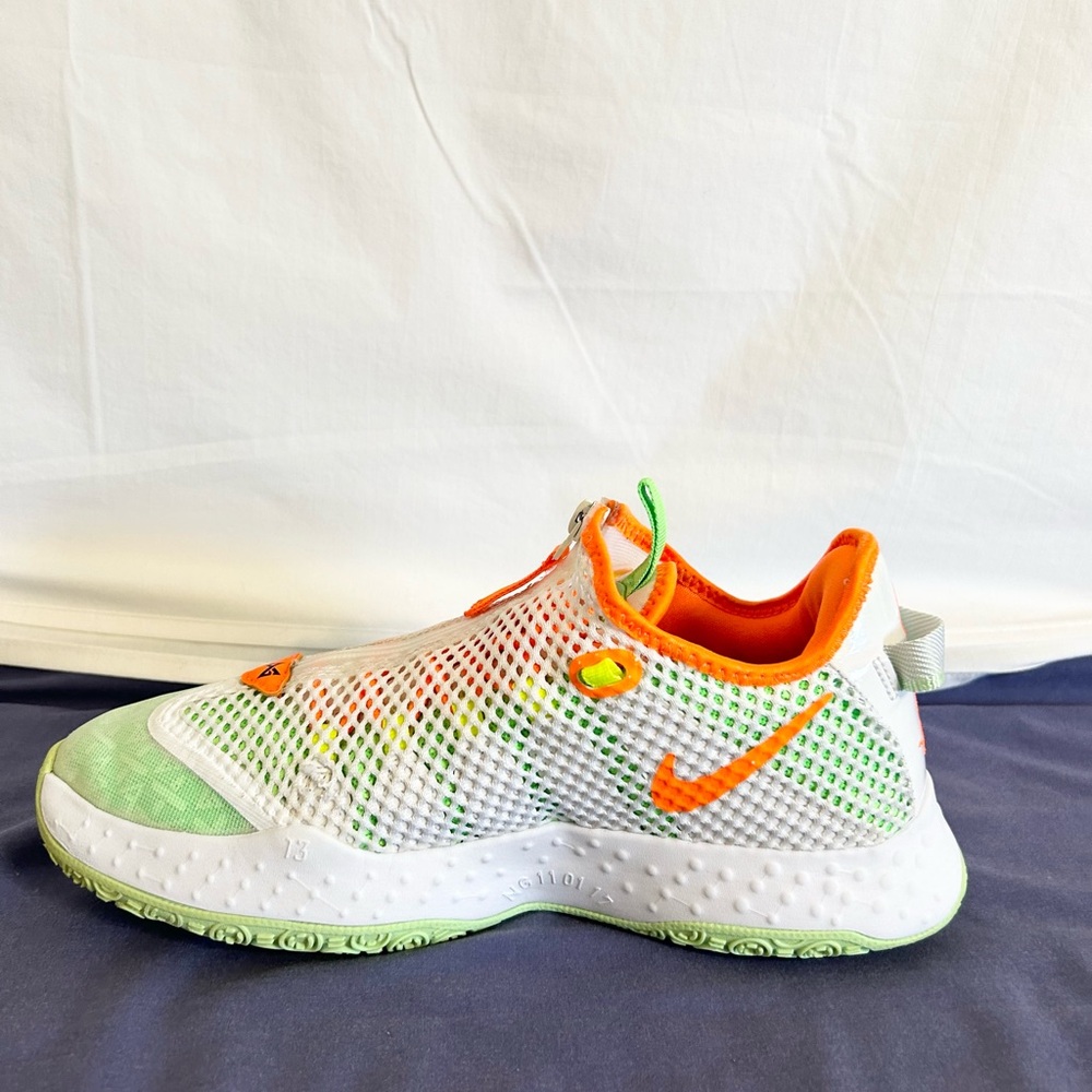 Nike PG 4 White Gatorade size 9.5 MEN’S BASKETBALL SHOES - Picture 4 of 8
